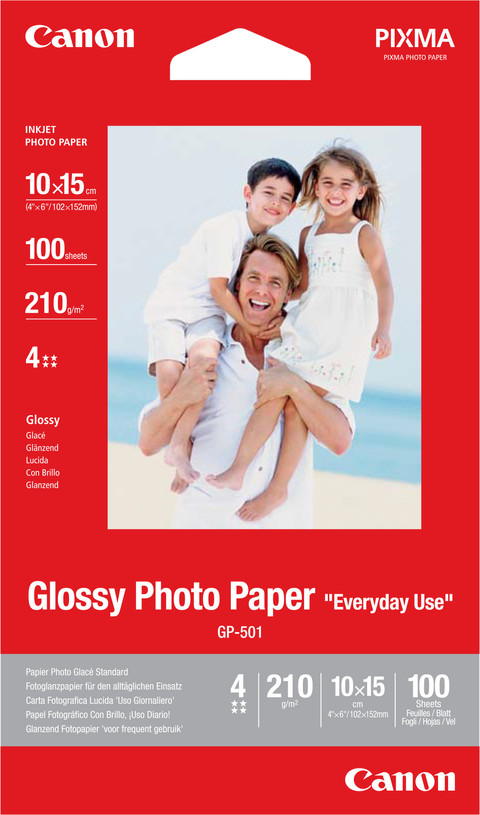 Canon GP-501 Glossy Fotopapier 100 vel 10 x 15 cm Main Image