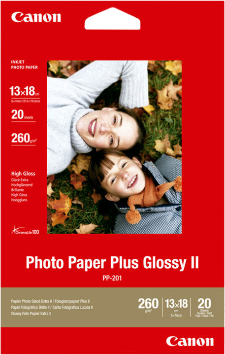 Canon PP-201 Papier photo brillant Plus 20 Feuilles 13 x 18 cm Main Image