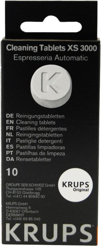 Krups Cleaning Tablets 10 pieces Main Image