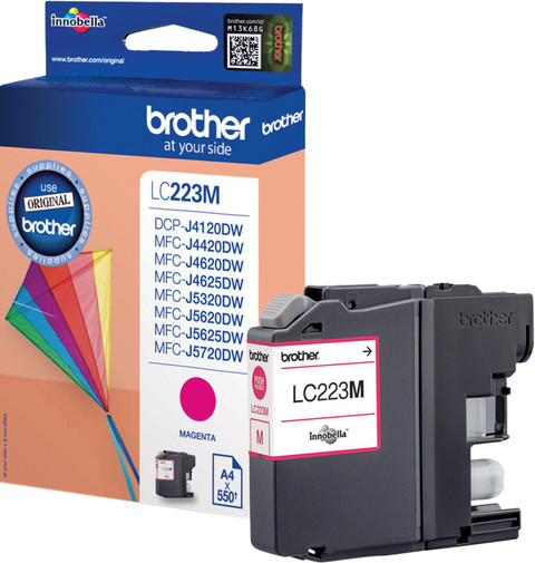 Brother LC-223 Cartridge Magenta front