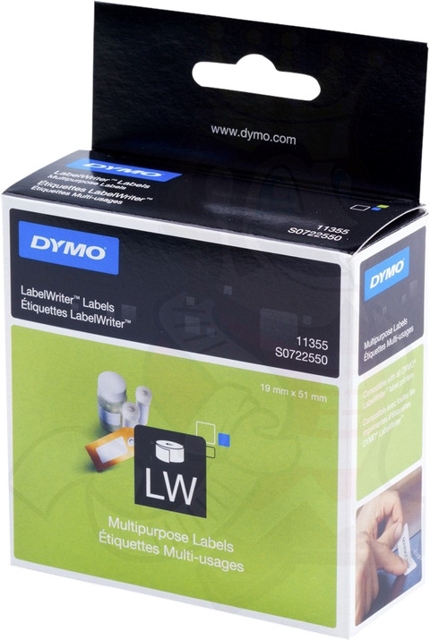 DYMO Universal Labels (19 mm x 51 mm) Main Image