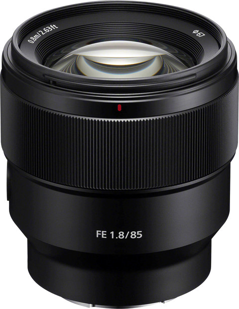 Sony FE 85mm f/1.8 voorkant