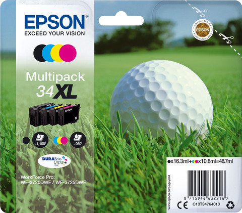 Epson 34XL Cartridges Combo Pack Main Image