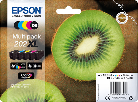 Epson 202XL Cartridges Combo Pack Main Image