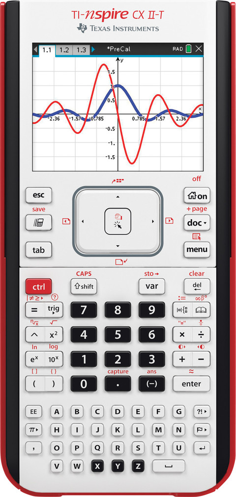 Texas Instruments TI-Nspire CX II-T Main Image