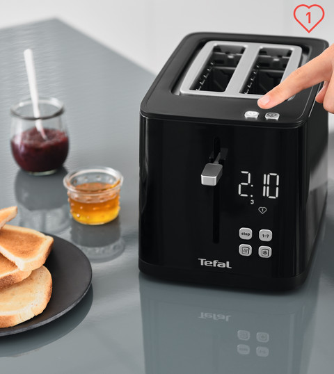 Tefal Smart & Light TT6408 broodrooster product in gebruik