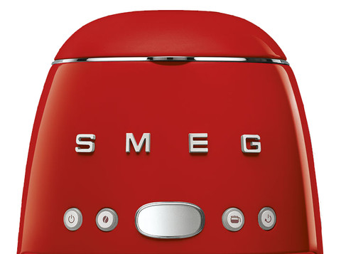 SMEG DCF02RDEU Rouge détail