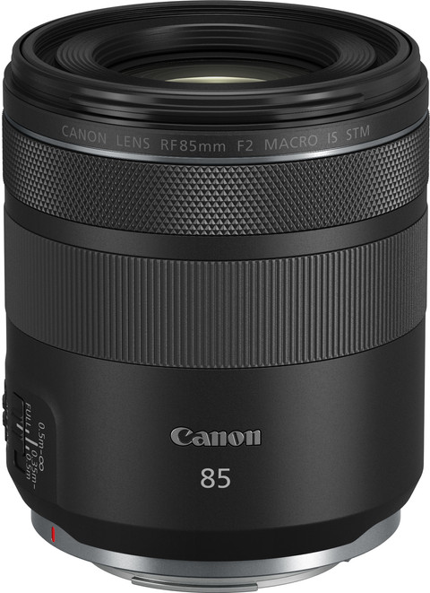 Canon RF 85mm f/2 Macro IS STM top