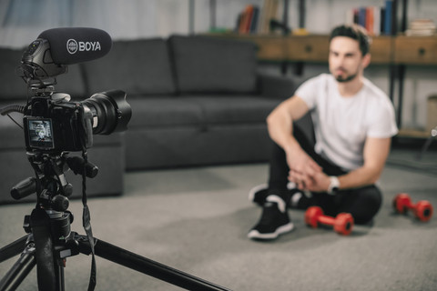 Boya BY-BM3031 Supercardioid Shotgun Microphone product in use