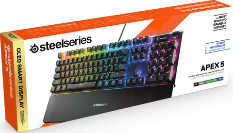 SteelSeries Apex 5 Gaming Keyboard QWERTY null