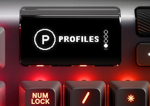 SteelSeries Apex 5 Gaming Keyboard AZERTY detail