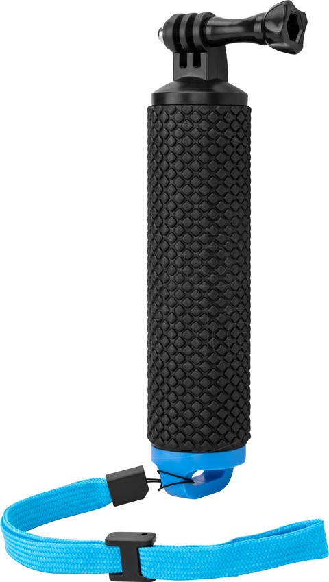 Caruba Padded Floating Handgrip GoPro Mount Bleu arrière