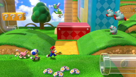 Super Mario 3D World + Bowser's Fury product in use