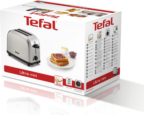 Tefal Ultra Mini 2F Edelstahl TT330D null