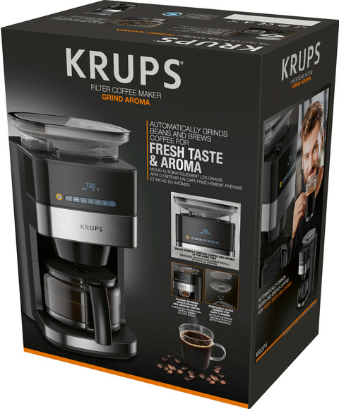 Krups Grind and Brew KM8328 packaging