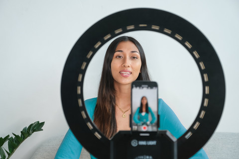 Elgato Ring Light product in gebruik