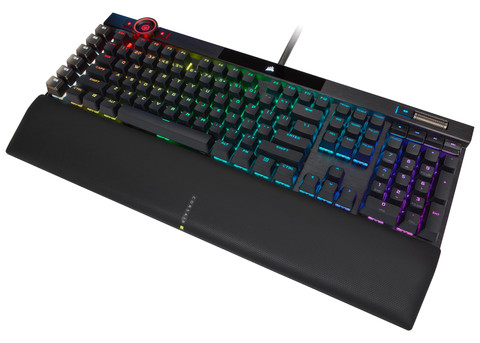 Corsair K100 RGB OPX Clavier Gamer Optique-Mécanique AZERTY côté gauche