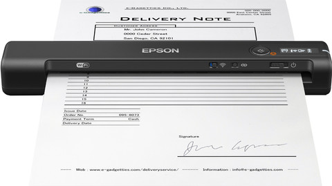 Epson Workforce ES-60W product in gebruik