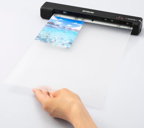 Epson Workforce ES-60W product in gebruik