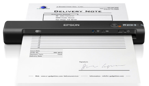 Epson Workforce ES-60W product in gebruik