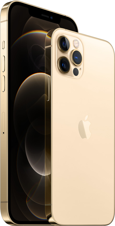 Refurbished iPhone 12 Pro 128GB Goud (Zichtbaar gebruikt) achterkant