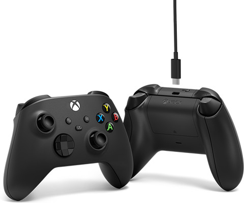 Microsoft Xbox Wireless Controller + USB-C Kabel (2020) back