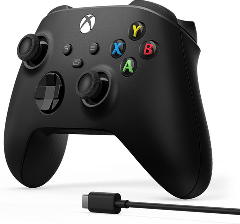 Microsoft Xbox Wireless Controller + USB-C Kabel (2020) right side