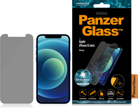 PanzerGlass Case Friendly Apple iPhone 12 mini Privacy Protège-écran Verre null