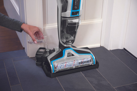 BISSELL 2225N CrossWave Pet Pro 3-in-1 Floor Cleaner product in use