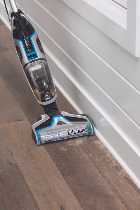 BISSELL 2225N CrossWave Pet Pro 3-in-1 Floor Cleaner product in use