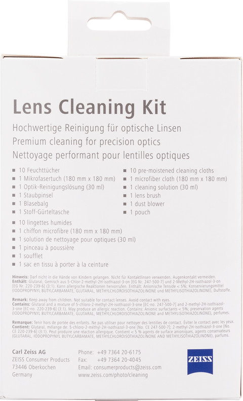 Carl Zeiss Lens Cleaning Kit null