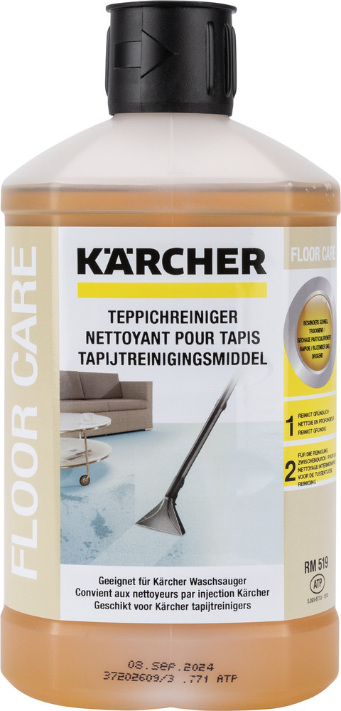 Karcher Carpet Cleaner RM 519 Liquid 1 ltr packaging