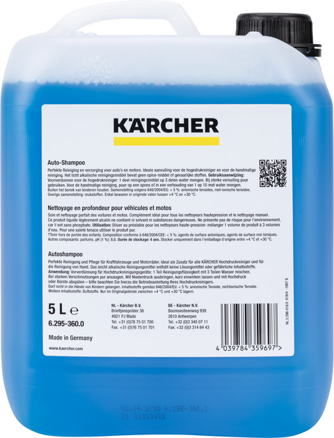 Karcher Nettoyant de voiture 5 L emballage