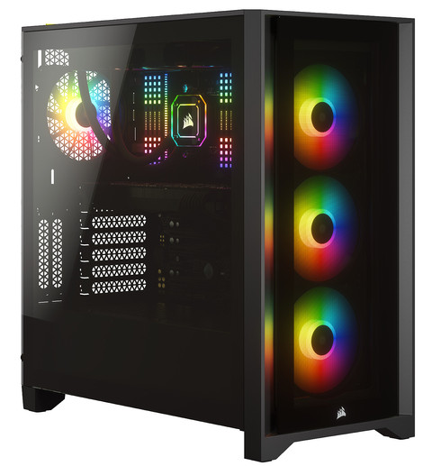 Corsair iCUE 4000X RGB Tempered Glass Mid-Tower ATX Case Main Image