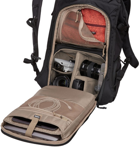 Thule Covert DSLR Camera Backpack 24L Zwart binnenkant