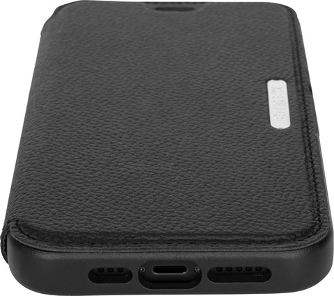 Otterbox Strada Apple iPhone 12 / 12 Pro Book Case Leer Zwart null