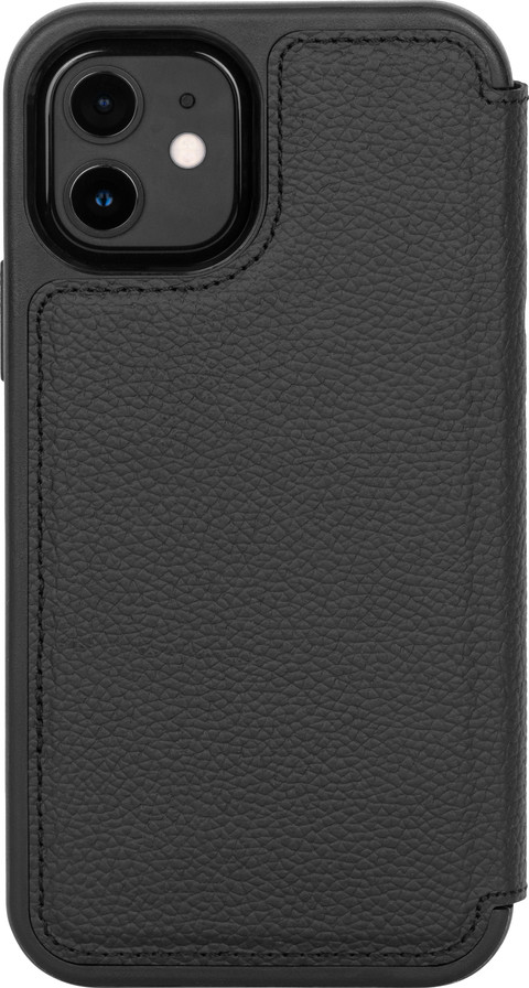 Otterbox Strada Apple iPhone 12 / 12 Pro Book Case Leer Zwart null