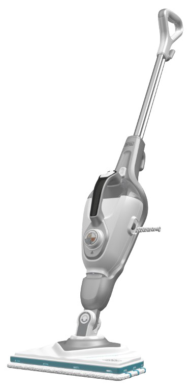 BLACK+DECKER 1600W Steam-mop 8 accessoires voorkant