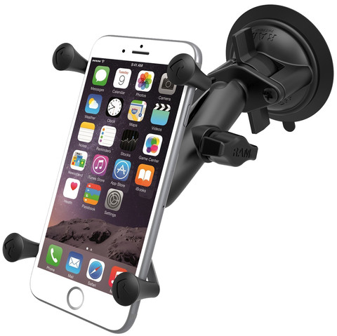 RAM Mounts Universal Phone Mount Car Suction Cup Windshield/Dashboard Large front