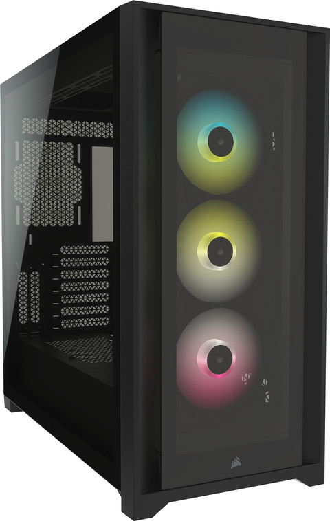 Corsair iCUE 5000X RGB Tempered Glass Mid-Tower ATX Case Main Image