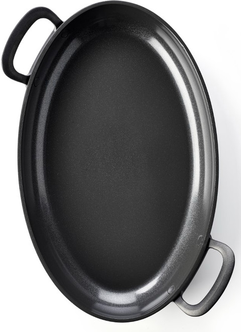 GreenPan Craft Oval Fish Pan top