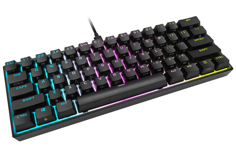 Corsair K65 RGB Mini Mechanisch Gaming Toetsenbord Cherry MX Red Azerty null