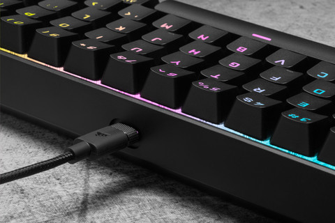 Corsair K65 RGB Mini Mechanisch Gaming Toetsenbord Cherry MX Red Azerty null