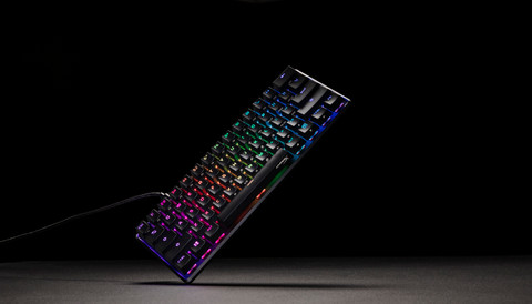 HyperX Alloy Origins 60 Wired Gaming Keyboard product in use