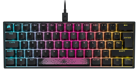 Corsair K65 RGB Mini Mechanisch Gaming Toetsenbord Cherry MX Red Azerty Main Image