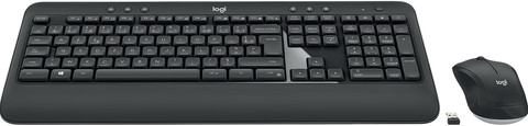 Logitech MK540 Advanced Draadloze Toetsenbord en Muis AZERTY voorkant