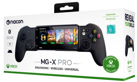 Nacon MG-X PRO Manette Gamer pour Smartphone emballage