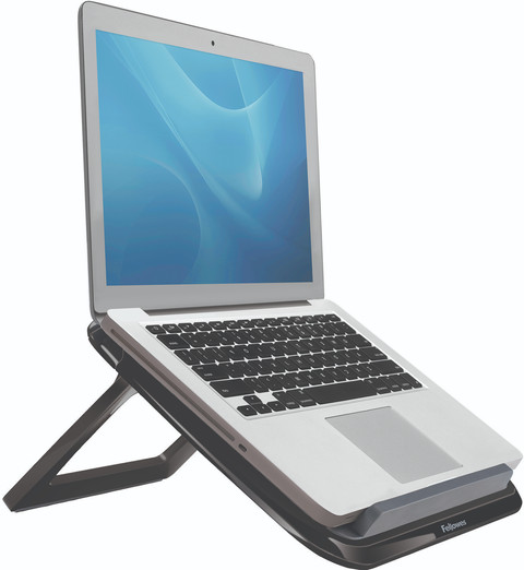 Fellowes I-Spire Series Laptopstandaard Quick Lift Zwart linkerkant