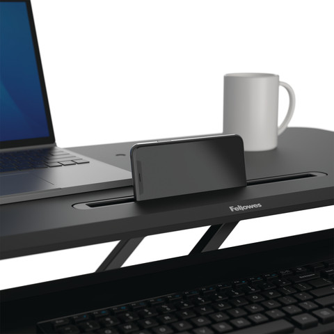 Fellowes Sit-Stand Workstation Black null