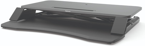 Fellowes Sit-Stand Workstation Black detail